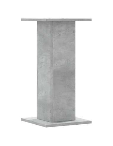 Supporti per Piante 2 pz Grigio Cemento 30x30x60 cm Truciolato