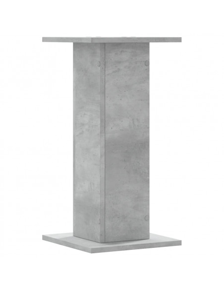 Supporti per Piante 2 pz Grigio Cemento 30x30x60 cm Truciolato
