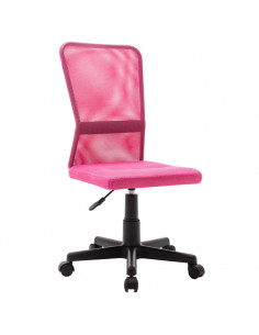 Sedia da Ufficio Rosa 44x52x100 cm in Tessuto a Rete 2
