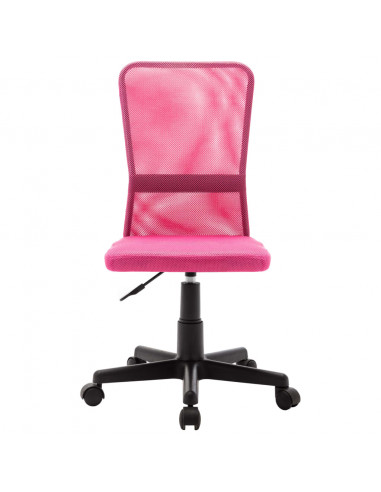 Sedia da Ufficio Rosa 44x52x100 cm in Tessuto a Rete