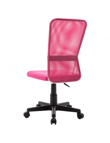 Sedia da Ufficio Rosa 44x52x100 cm in Tessuto a Rete