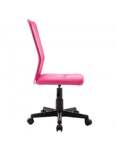 Sedia da Ufficio Rosa 44x52x100 cm in Tessuto a Rete