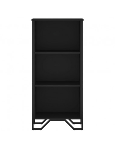 Libreria Nera 50x31x106 cm in Legno Multistrato
