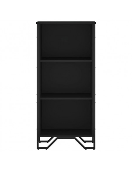 Libreria Nera 50x31x106 cm in Legno Multistrato