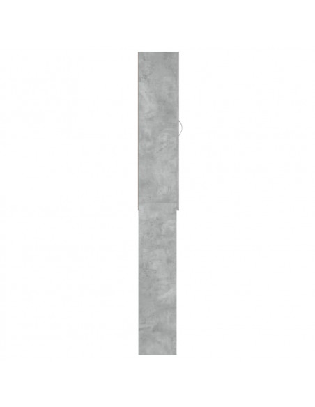 Mobile per Lavatrice Grigio Cemento 64x25,5x190 cm