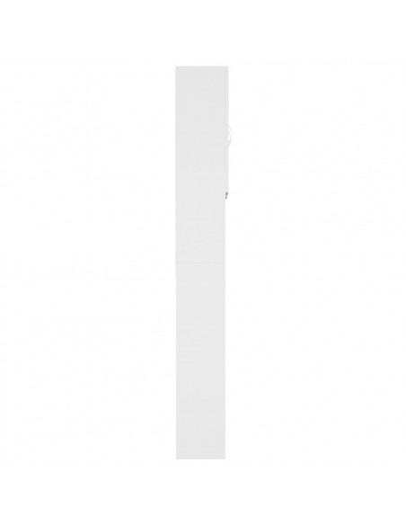 Mobile per Lavatrice Bianco 64x25,5x190 cm