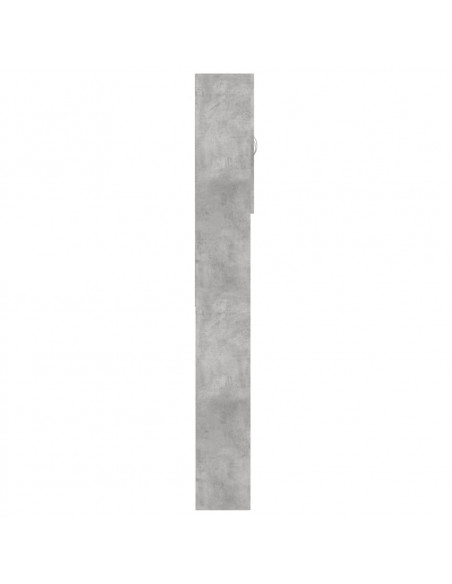 Mobile per Lavatrice Grigio Cemento 64x25,5x190 cm
