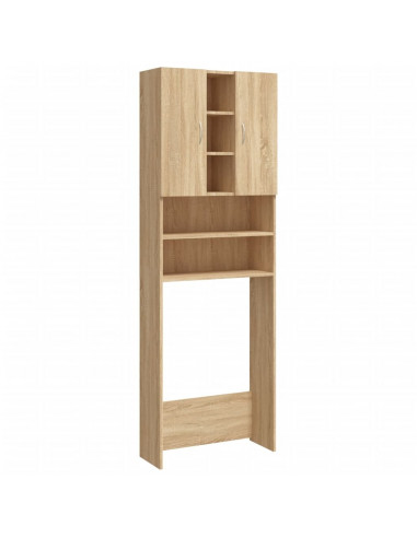 Mobile per Lavatrice Rovere Sonoma 64x25,5x190 cm