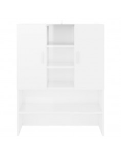 Mobile per Lavatrice Bianco Lucido 70,5x25,5x90 cm 2