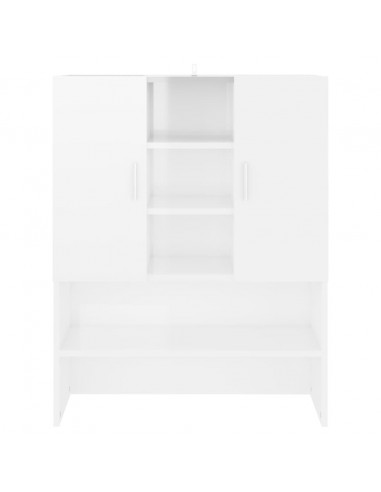 Mobile per Lavatrice Bianco Lucido 70,5x25,5x90 cm