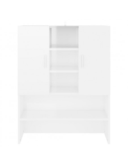 Mobile per Lavatrice Bianco Lucido 70,5x25,5x90 cm