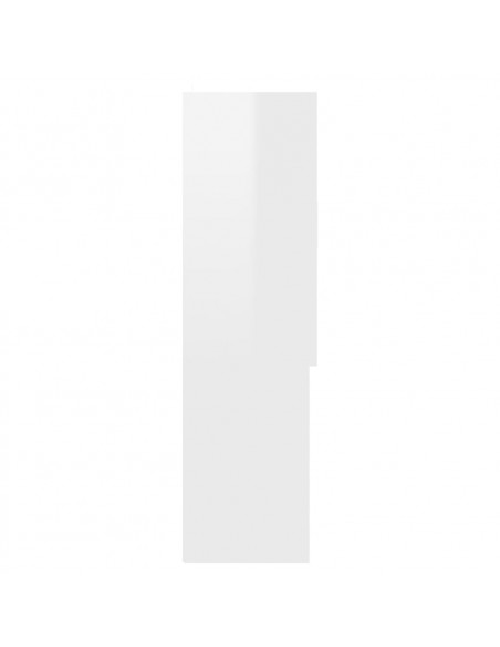 Mobile per Lavatrice Bianco Lucido 70,5x25,5x90 cm