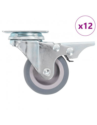 Ruote Girevoli 12 pz 50 mm