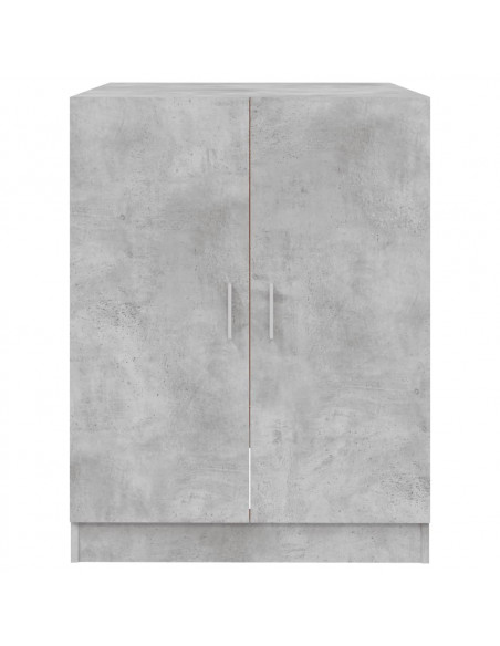 Mobile per Lavatrice Grigio Cemento 71x71,5x91,5 cm