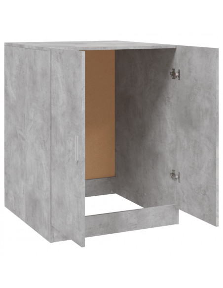Mobile per Lavatrice Grigio Cemento 71x71,5x91,5 cm