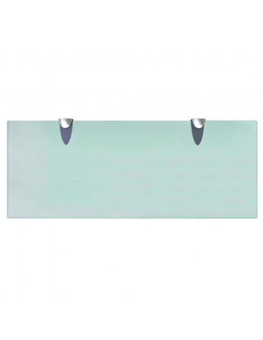 Mensole Galleggianti 2 pz in Vetro 50x20 cm 8 mm