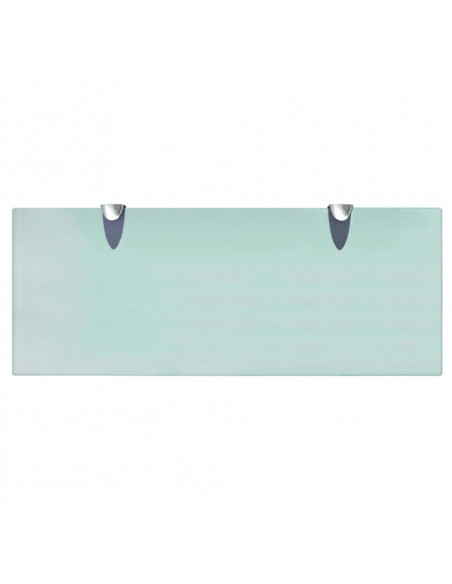 Mensole Galleggianti 2 pz in Vetro 50x20 cm 8 mm
