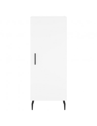Credenza Bianca 34,5x34x180 cm in Legno Multistrato