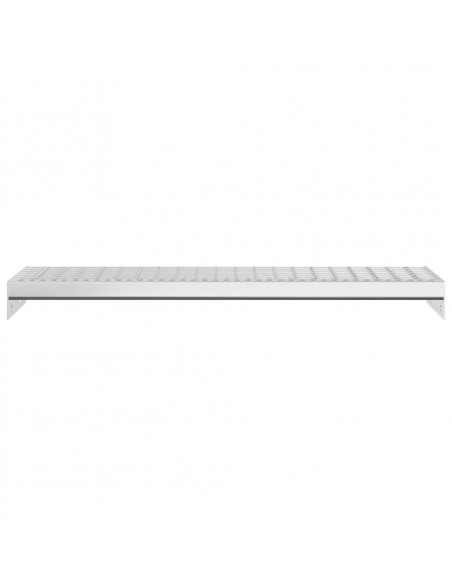 Gradino in Griglia 80x24x7 cm Acciaio Zincato