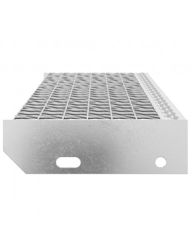 Gradino in Griglia 80x24x7 cm Acciaio Zincato