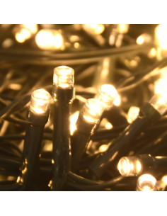 Set Natale con 120 Palline Punta e 300 Luci LED Oro e Bronzo 2
