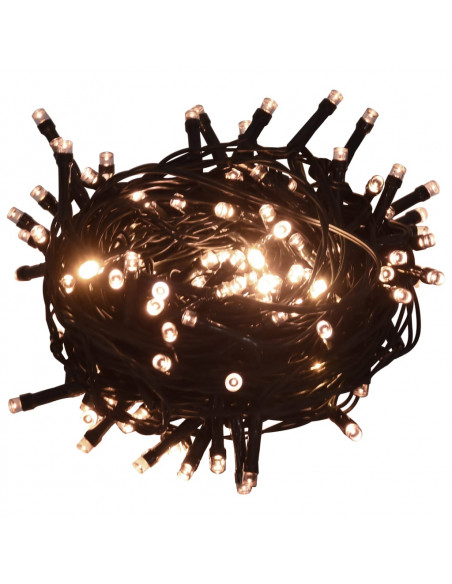 Stringa LED con 150 Luci LED Bianco Caldo 15 m PVC