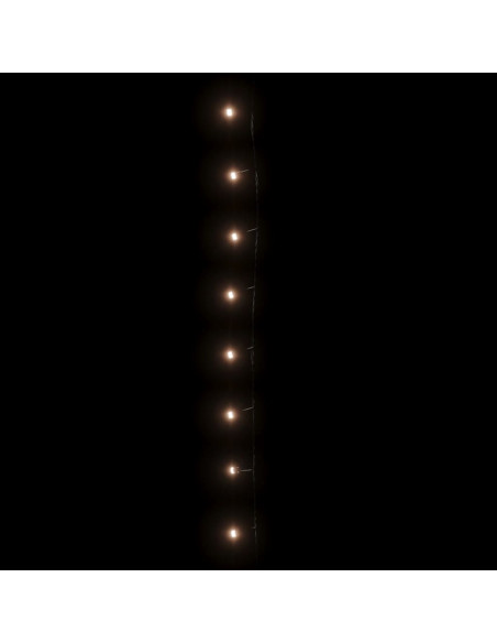 Stringa LED con 150 Luci LED Bianco Caldo 15 m PVC