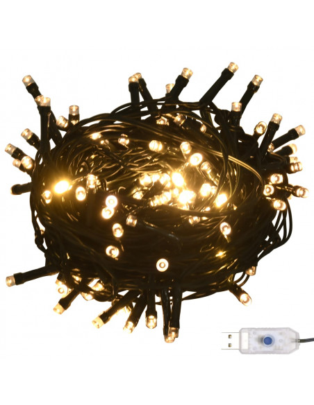 Set Natale con 61 Palline Punta e 150 Luci LED Bianco e Grigio