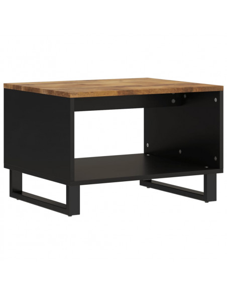 Tavolino da Salotto 60x50x40 cm in Legno Massello di Mango