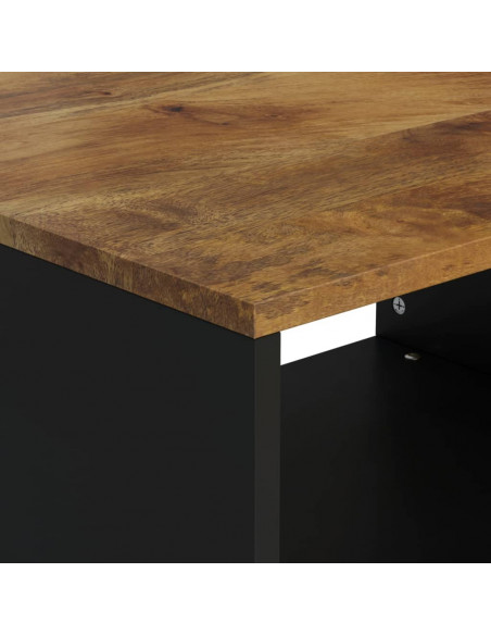 Tavolino da Salotto 60x50x40 cm in Legno Massello di Mango