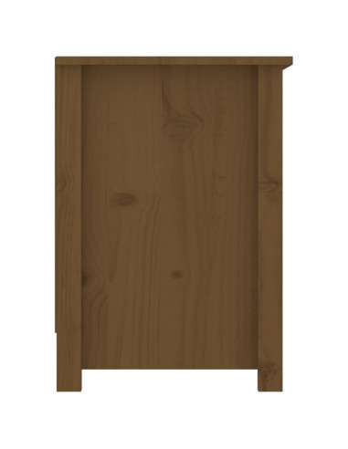 Mobile Porta TV Miele 103x36,5x52 cm in Legno Massello di Pino