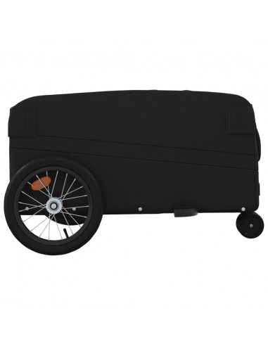 Rimorchio da Bici Nero 45 kg in Ferro