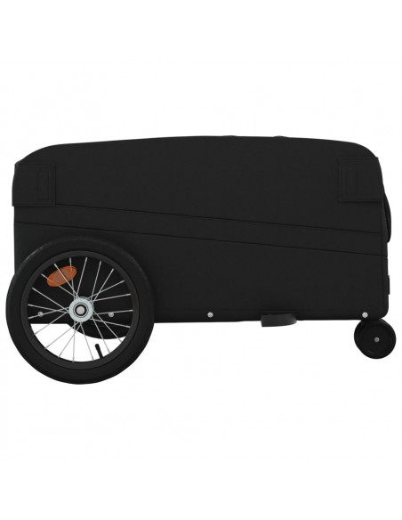 Rimorchio da Bici Nero 45 kg in Ferro