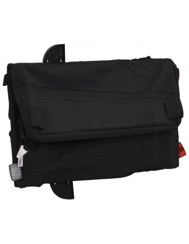 Rimorchio da Bici Nero 45 kg in Ferro