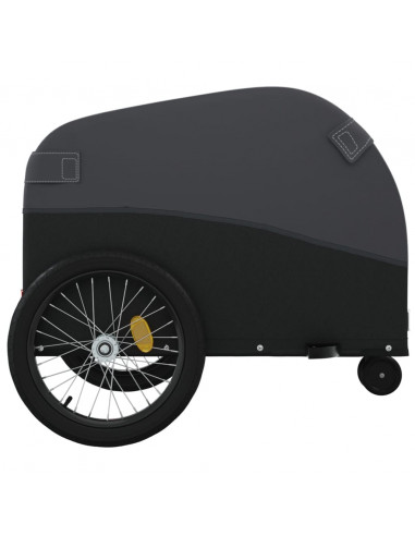 Rimorchio da Bici Nero 30 kg in Ferro