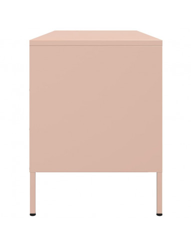 Mobile TV Rosa 100,5x39x50,5 cm in Acciaio