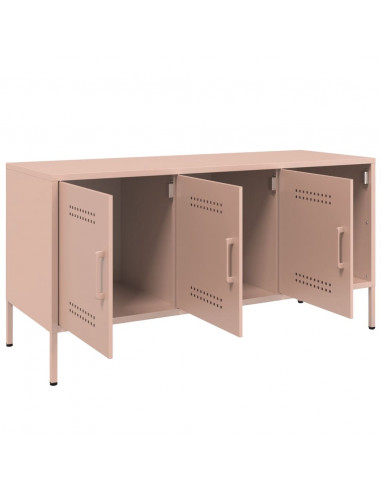 Mobile TV Rosa 100,5x39x50,5 cm in Acciaio