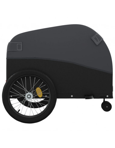 Rimorchio da Bici Nero 45 kg in Ferro