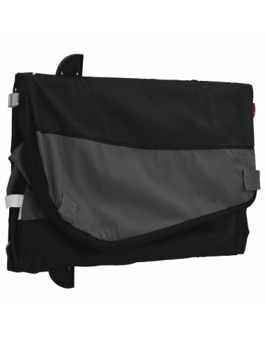 Rimorchio da Bici Nero 45 kg in Ferro