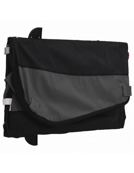 Rimorchio da Bici Nero 45 kg in Ferro