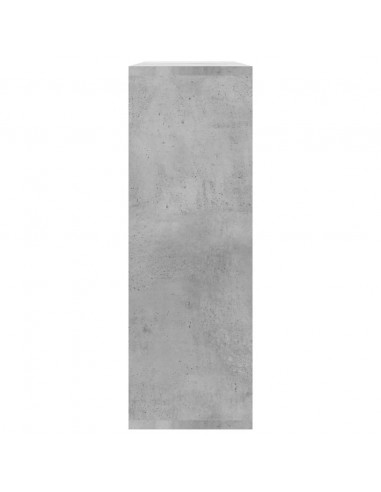 Mensole a Muro Grigio Cemento 104x20x58,5 cm Legno Multistrato