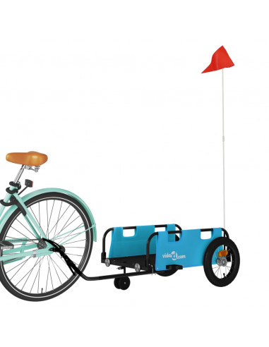 Rimorchio da Bici Blu Oxford e Ferro