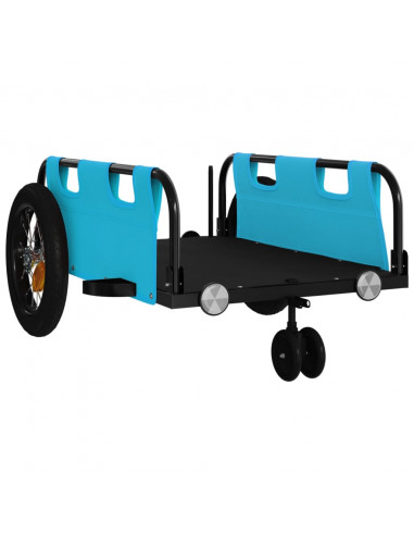 Rimorchio da Bici Blu Oxford e Ferro