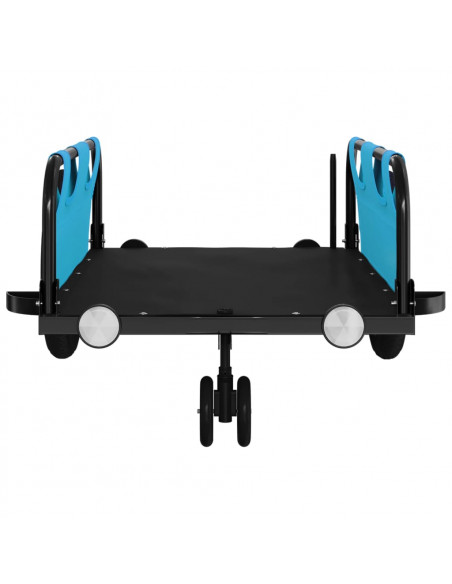Rimorchio da Bici Blu Oxford e Ferro