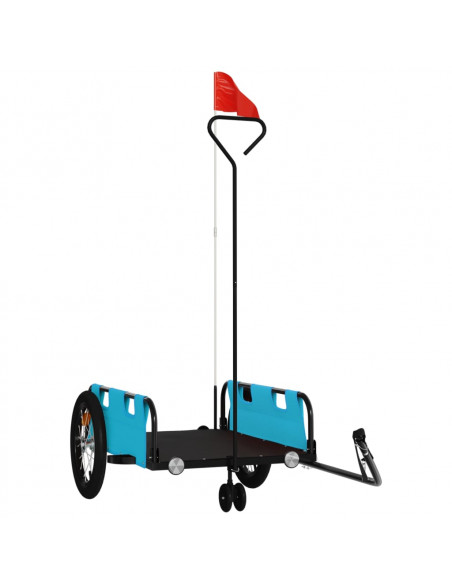 Rimorchio da Bici Blu Oxford e Ferro