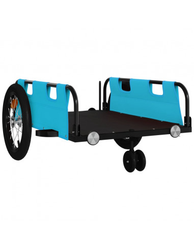 Rimorchio da Bici Blu Oxford e Ferro