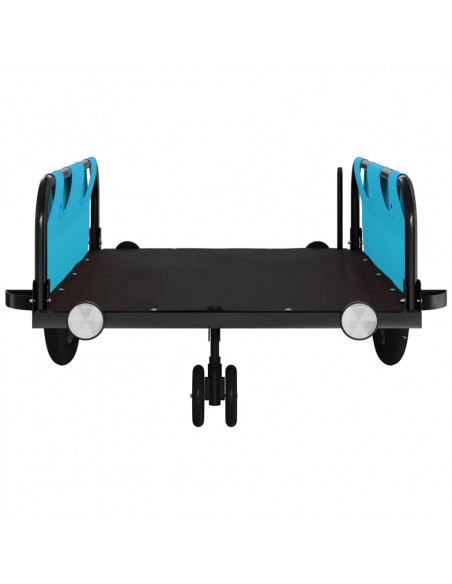 Rimorchio da Bici Blu Oxford e Ferro