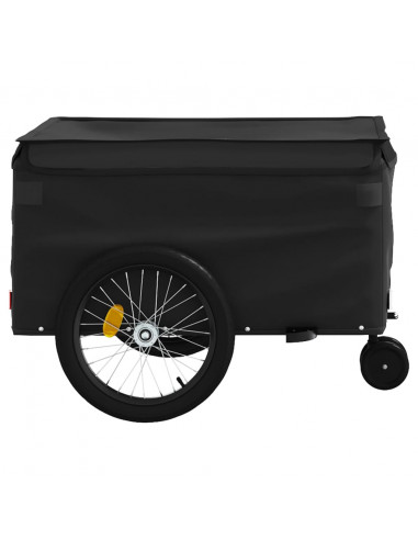Rimorchio da Bici Nero 45 kg in Ferro