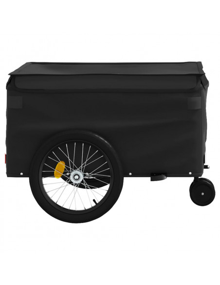 Rimorchio da Bici Nero 45 kg in Ferro