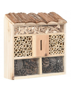 Casetta per Insetti 30x10x30 cm in Legno di Abete 2